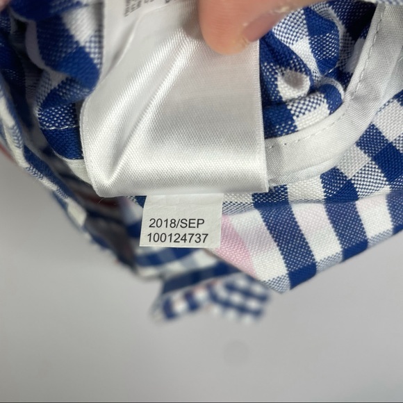 BROOKS BROTHERS Girls Sleeveless Plaid A-Line Dress - Size 7/8 - Picture 7 of 10